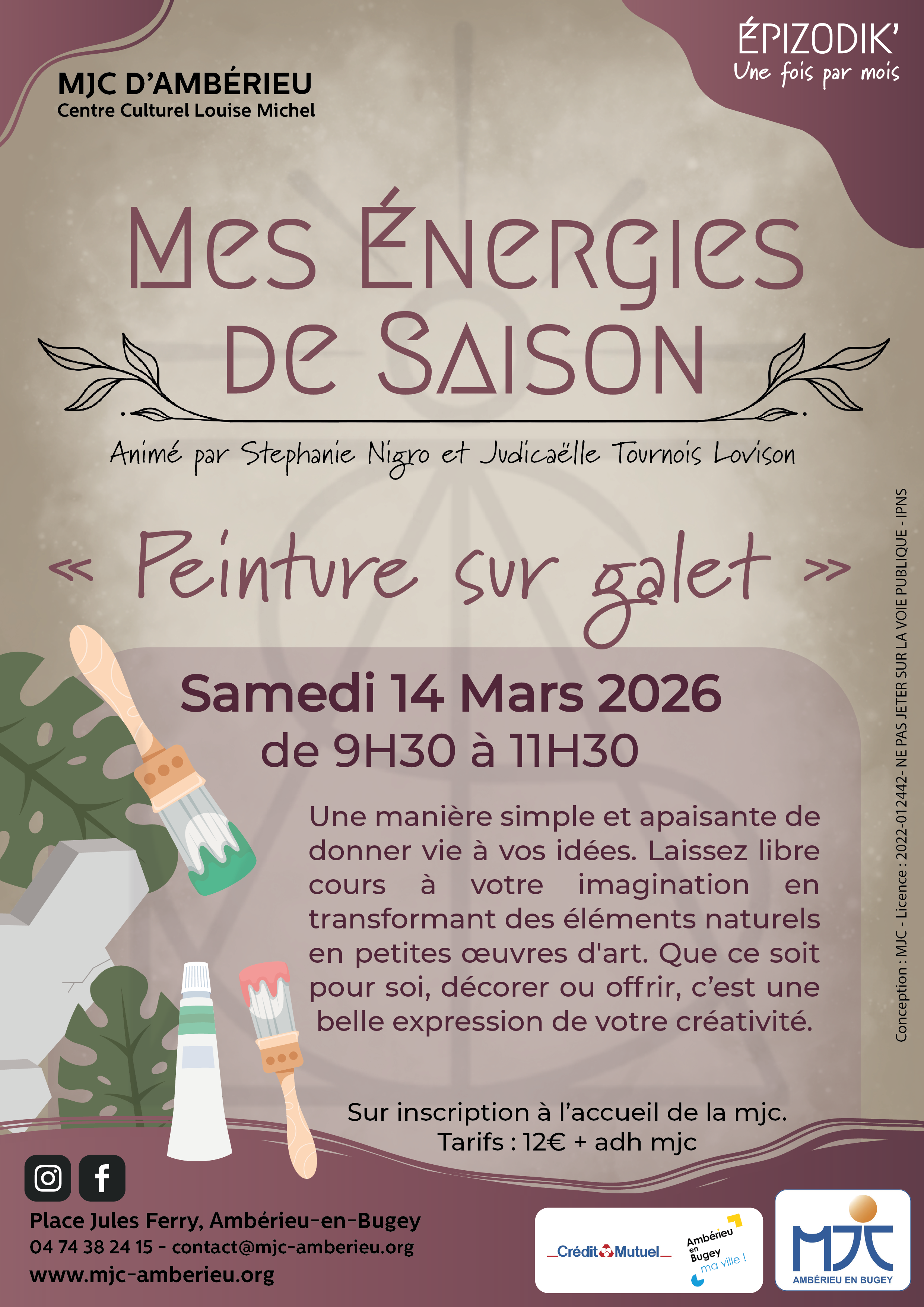 Samedi 14 mars à 9h30